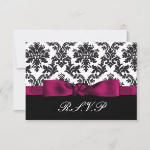 damasco rosa estándar rsvp 3.5 x 5
