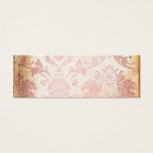Damasco rosado del vintage