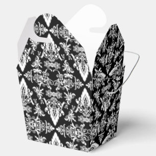 Damask 02 Cajas de Favor Black-White-Take Out