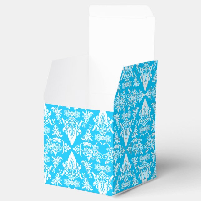 Damask 04 Cajas Favor Blue-White-Square (Abierto)