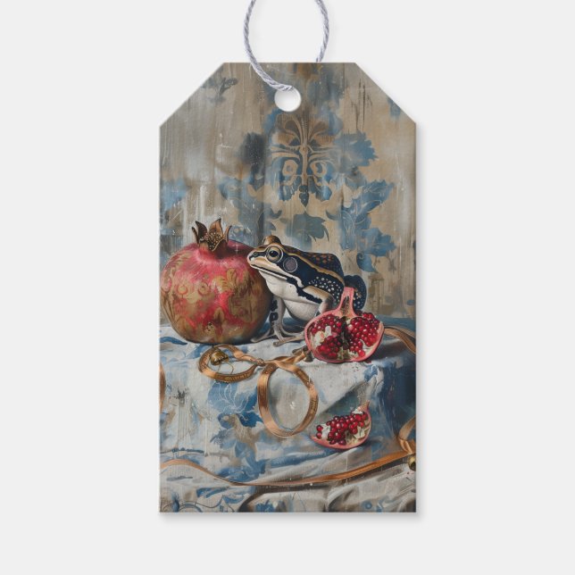 Damask - Etiqueta de regalo (Anverso)