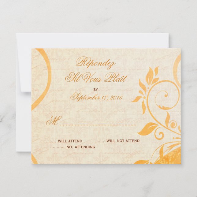 Damask Parisienne - Marmalade & Fall Spice RSVP (Anverso)