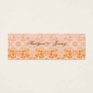 Damask Swirls Lace Sorbet Gracias Etiqueta De Rega