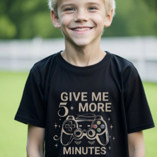 Dame 5 minutos más de camiseta de gamer