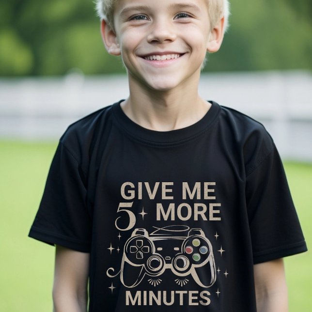 Dame 5 minutos más de camiseta de gamer (5 more minutes gamer shirt)