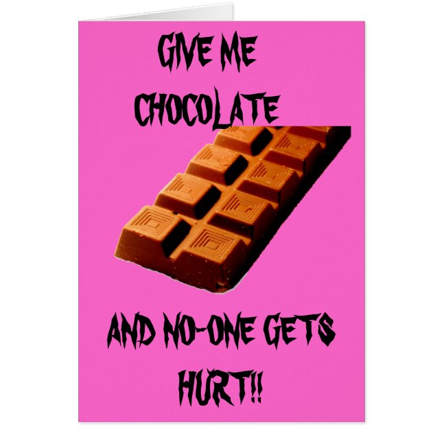 ¡¡DAME CHOCOLATE!! (Frente)