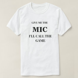 Dame El Micrófono Camiseta De Fútbol