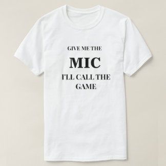 Dame El Micrófono Camiseta De Fútbol