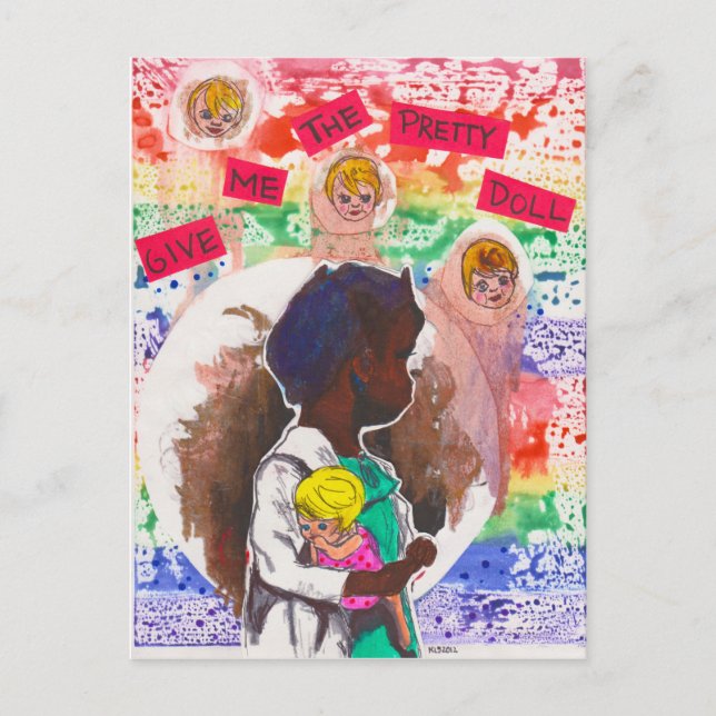 Dame la postal de la muñeca de Bonito (Anverso)