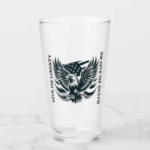 Dame libertad o dame muerte Copa de Vidrio