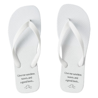Dame sol, olas y un buen libro - chanclas