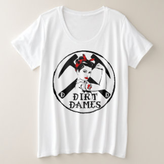 Dames Dirt, camiseta Classic Plus Size