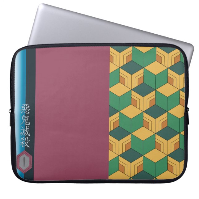 Damon Slayer Kimetsu no Yaiba Giyuu Laptop Funda (Frente)