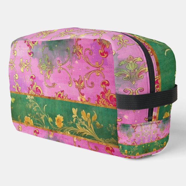 Dámpara verde verde verde rosa salvaje - Bolsa de  (Esquina izquierda)