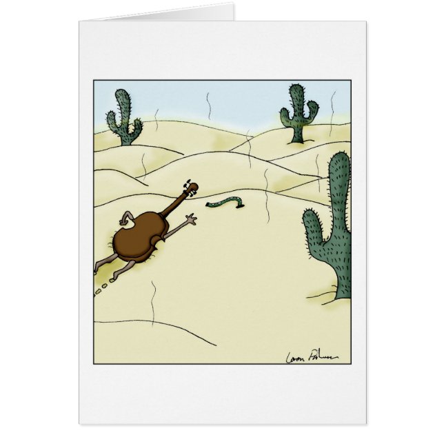 Dampit en dibujo animado del violoncelo de la (Frente)