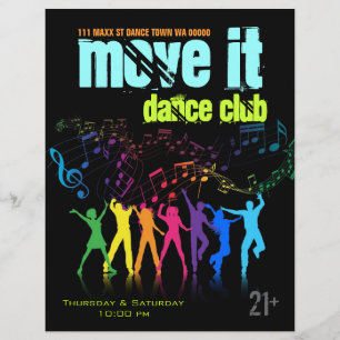 Dance Club DJ Disco Ball Invitación de volante