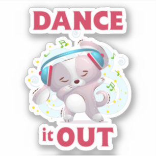 Dance It Out Pegatina