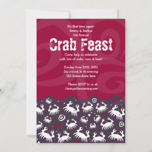 Dancing CRAB FEST FEST Invitación a la cena