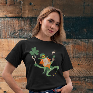 Dancing Leprechaun   Camisetas de San Patricio