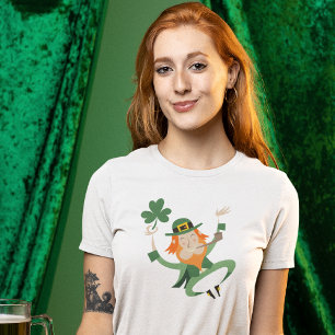 Dancing Leprechaun   Camisetas de San Patricio