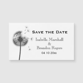 Dandelion asequible salva el imán de fecha