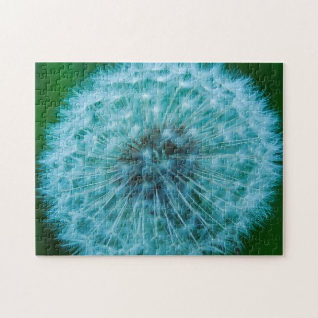 Dandelion en el rompecabezas azul (Horizontal)