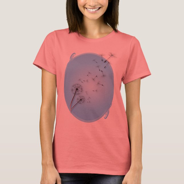 Dandelion sobre los Camisetas Baby Blue (Anverso)