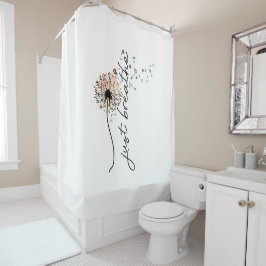 Dandelion Wish Shower Cortina Sunset Butterflies