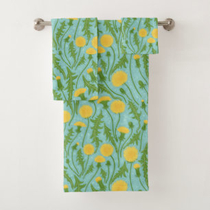 Dandelions, verde, amarillo y azul