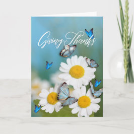 Dando gracias - Tarjeta de agradecimiento (Efesios