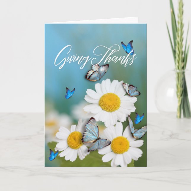 Dando gracias - Tarjeta de agradecimiento (Efesios (Anverso)