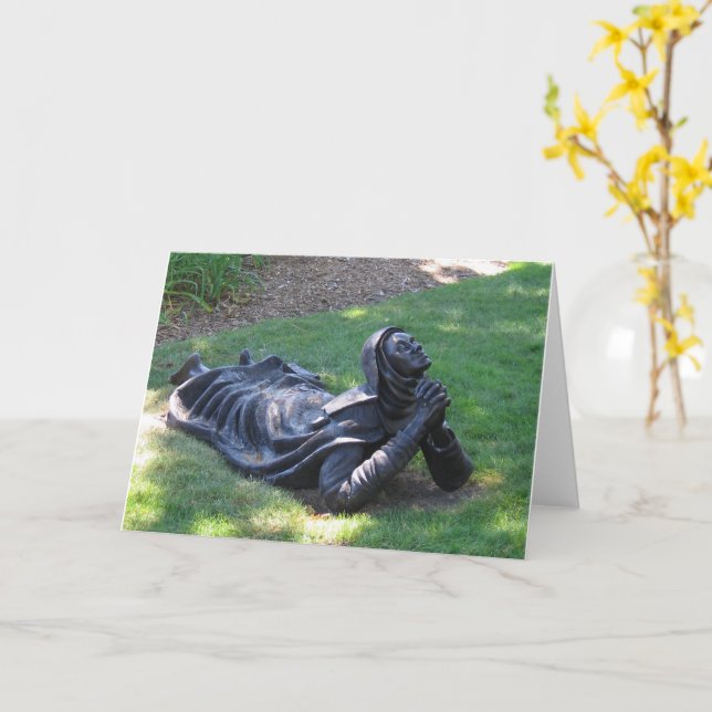 Dándole Gracias, Omaha, NE - Tarjeta De Saludo (flor amarilla)