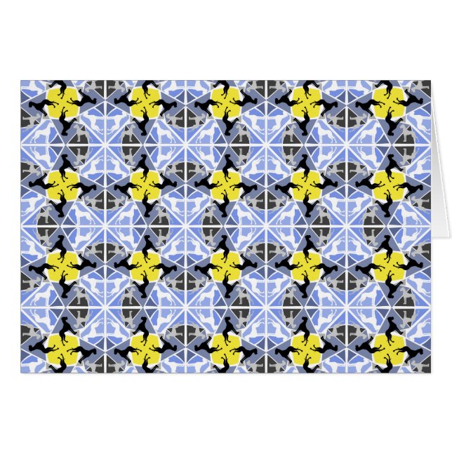 Daneses azules amarillos (Anverso (Horizontal))