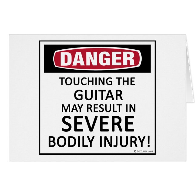 Danger Guitar (Anverso (Horizontal))