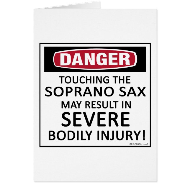 Danger Soprano Sax (Frente)