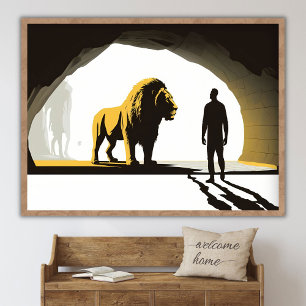 Daniel en el foso de los leones, Arte Bíblico de J