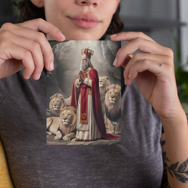 Daniel en la tarjeta de felicitación del león 2 (Subido por el creador)