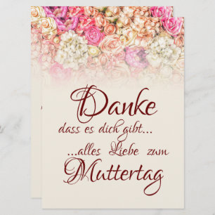 Danke, dass es dich gibt - Muttertag