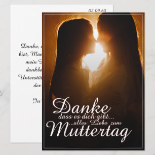 Danke, dass es dich gibt - Muttertag