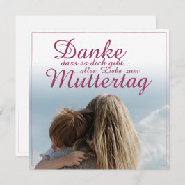 Danke, dass es dich gibt, Muttertag, Mutter & Kind