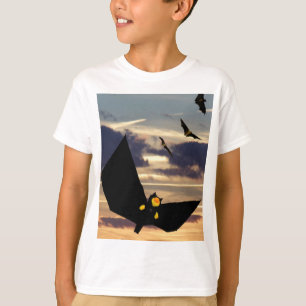 Danny Duck the Bat vuela con murciélagos. Camiseta