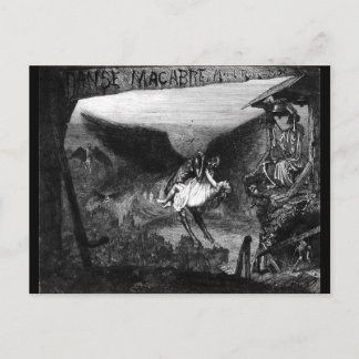 Danse macabre por la postal de Marcel Roux