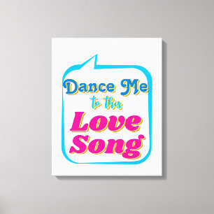 Dántame a esta canción de amor, arte mural