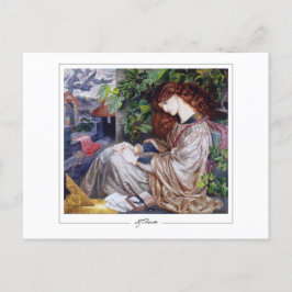 Dante Gabriel Rossetti #1 - Postal Bella Artes