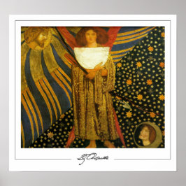 Dante Gabriel Rossetti Zedign Poster de arte #125