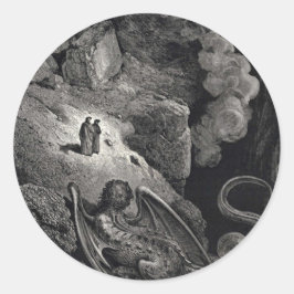 Dante y Virgil con Pegatinas de Geryon
