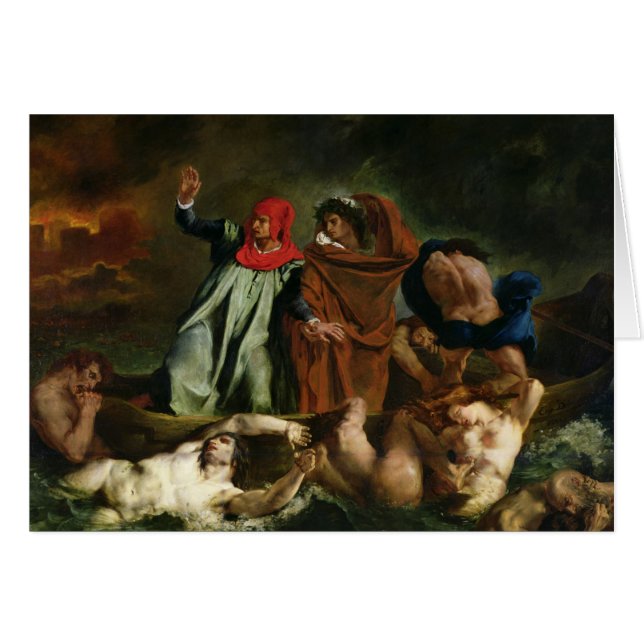 Dante y Virgil en el mundo terrenal, 1822 (Anverso (Horizontal))