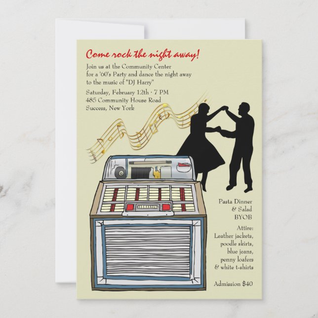 Danza a la invitación de la fiesta musical (Anverso)