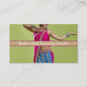 Danza Belly, instructor, Bollywood, tarjeta de vis