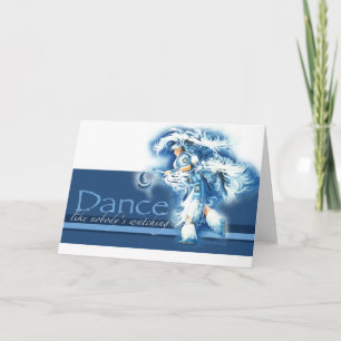 Danza, como nadie tarjeta de felicitación de